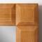 Brown Carved Wood Framed Rectangle Decorative Wall Mirror - 30" x 40"